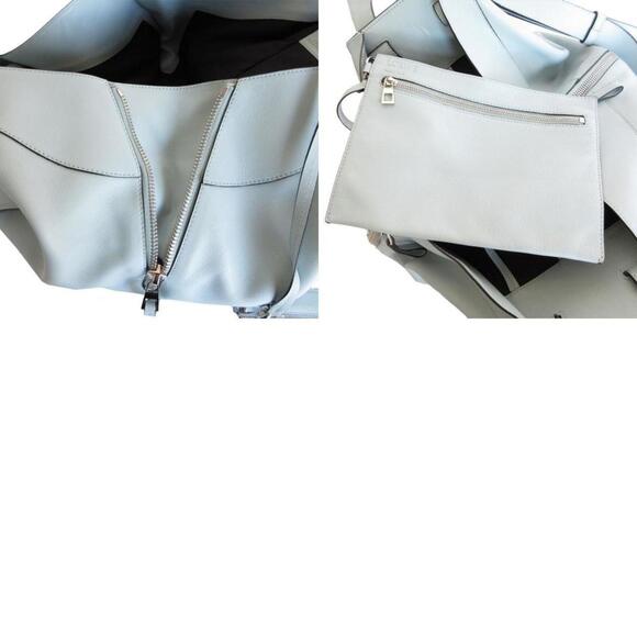 LOEWE Blue Leather Hammock Shoulder Bag - Picture 5 of 5